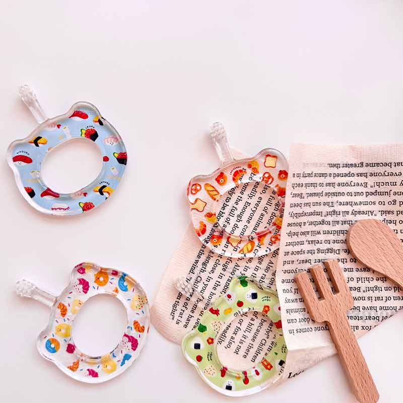 🇯🇵預訂 日本直送🇯🇵HAMICO甜甜圈圖案嬰兒環形牙刷5m+