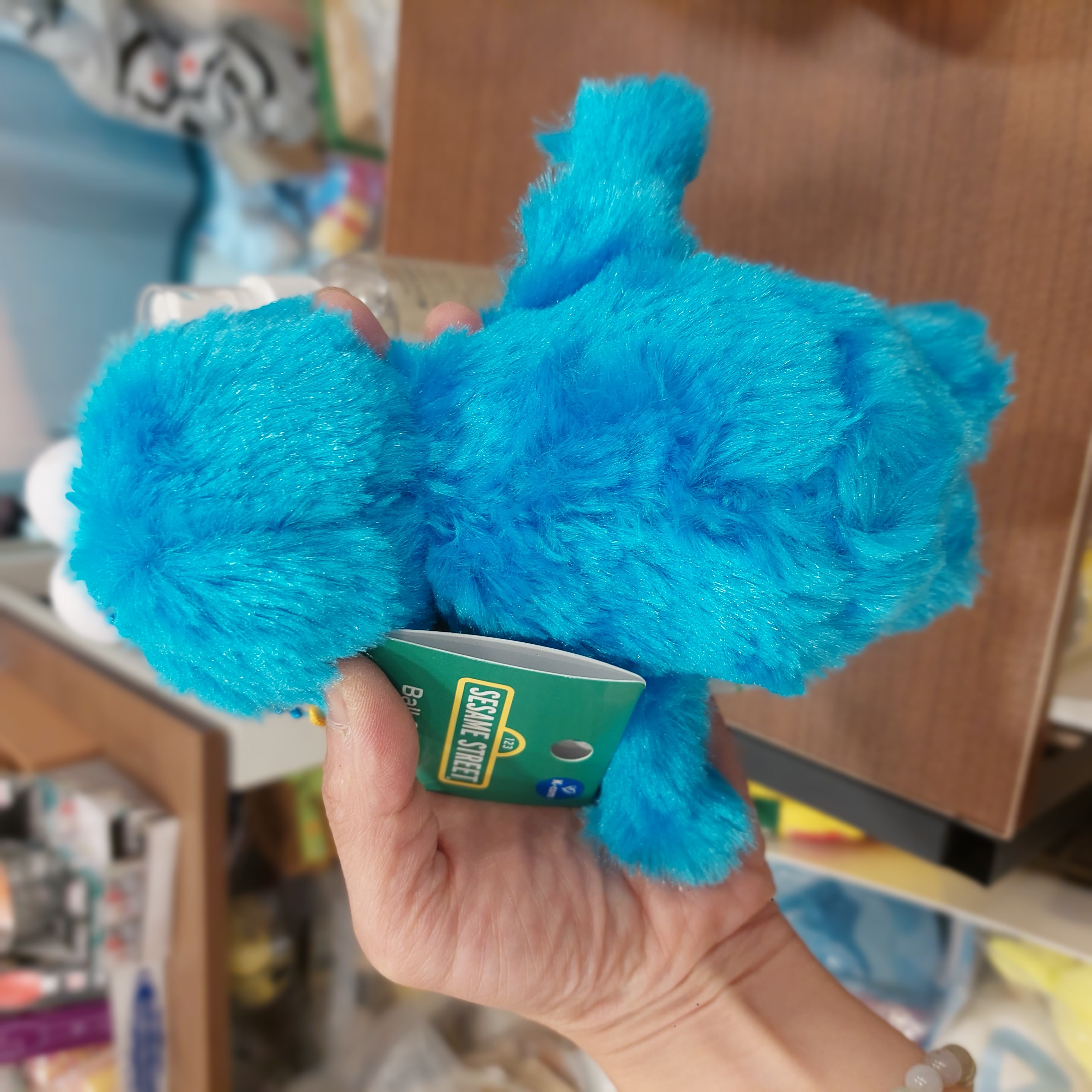 原裝日本 Sesame Street 芝麻街 Cookie Monster 吊飾 掛件 KC