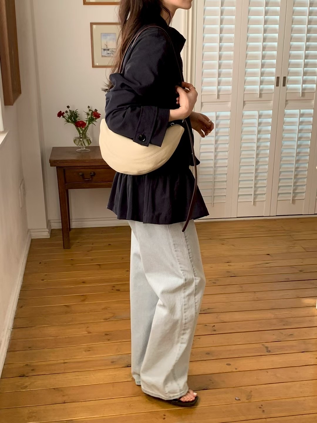 SOFT MOON BAG(牛皮3色）