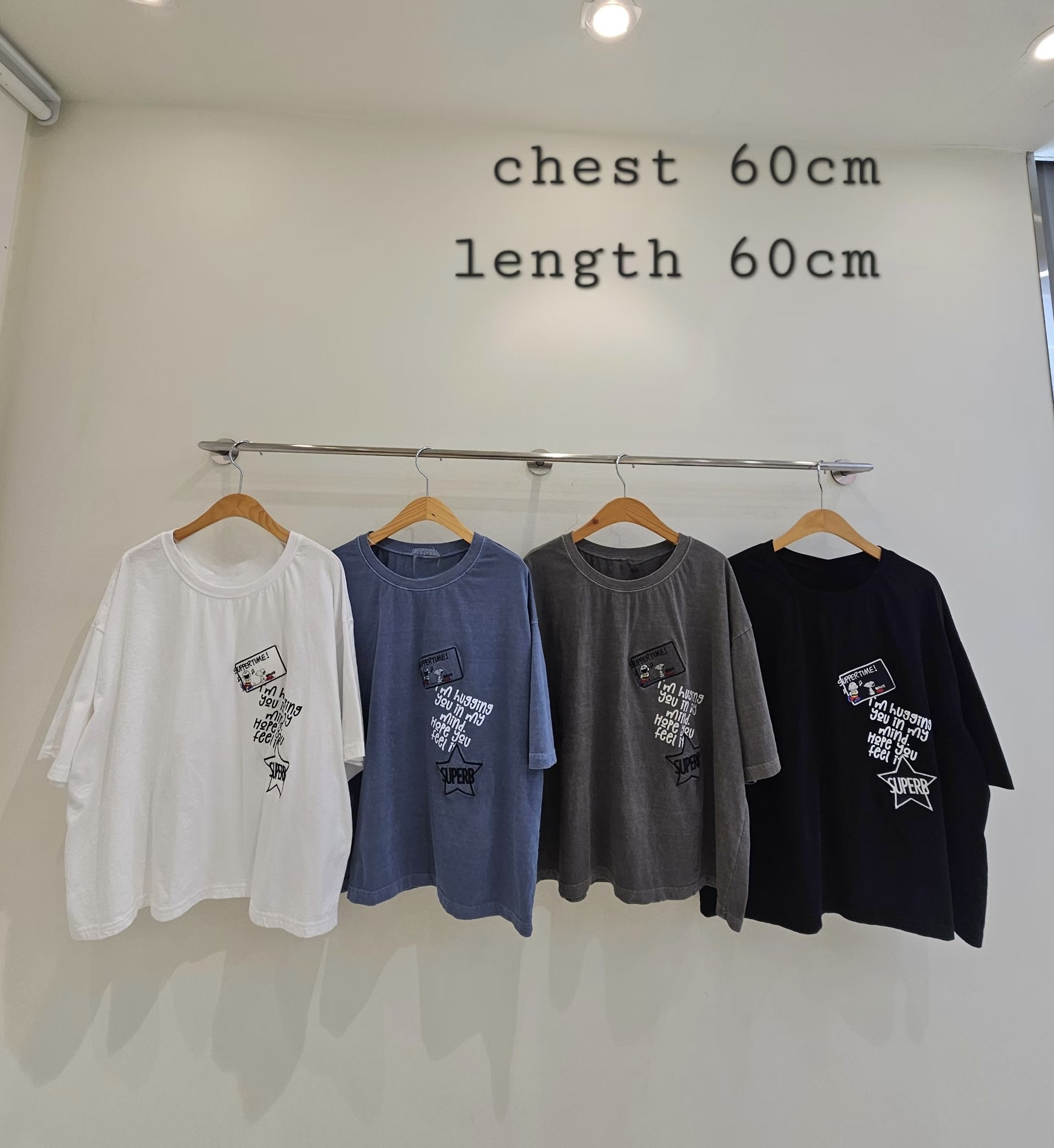 EL OX 星級洗水snoopy badge top