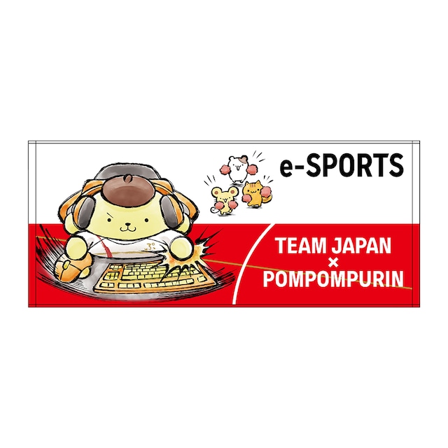 ✨商品代購服務需補運費✨TEAM JAPAN x 布甸狗 運動毛巾