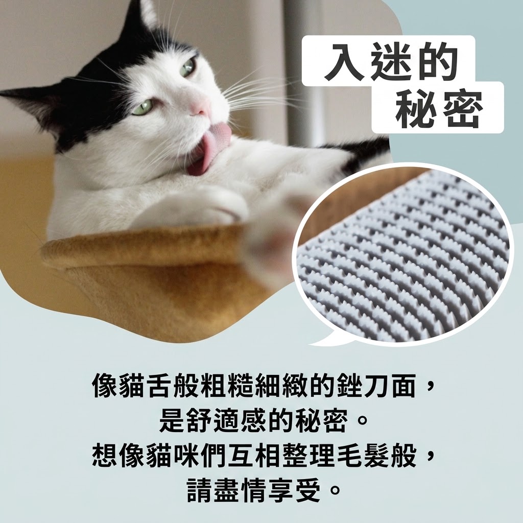 🔥🔥【日本製《WATAOKA》貓咪舌頭感按摩梳】