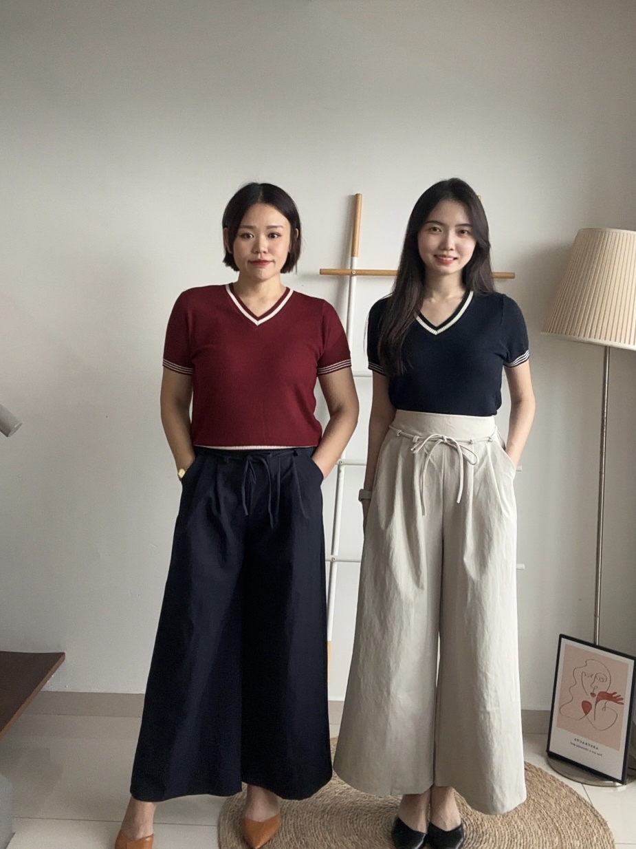 T4110 V Neck Knit Top - 4 Colors 