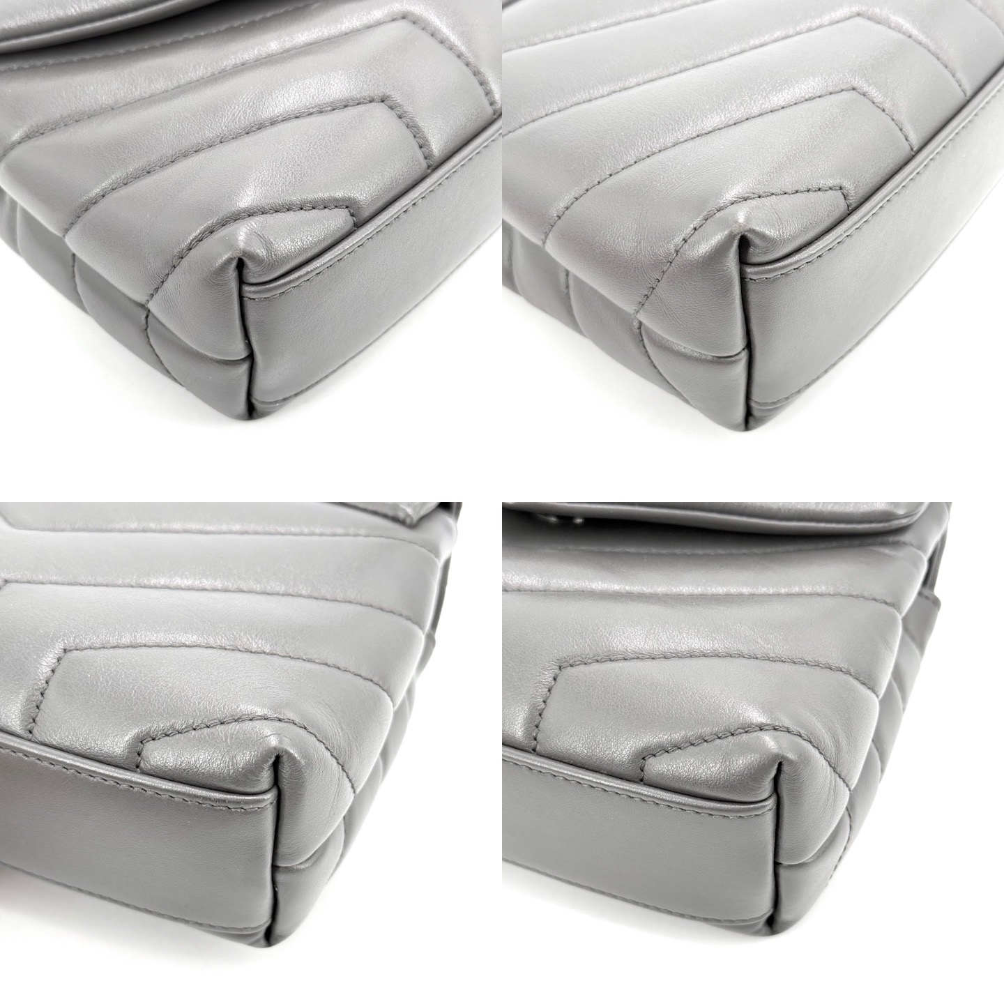 【預訂貨品】YSL 灰色豆腐包