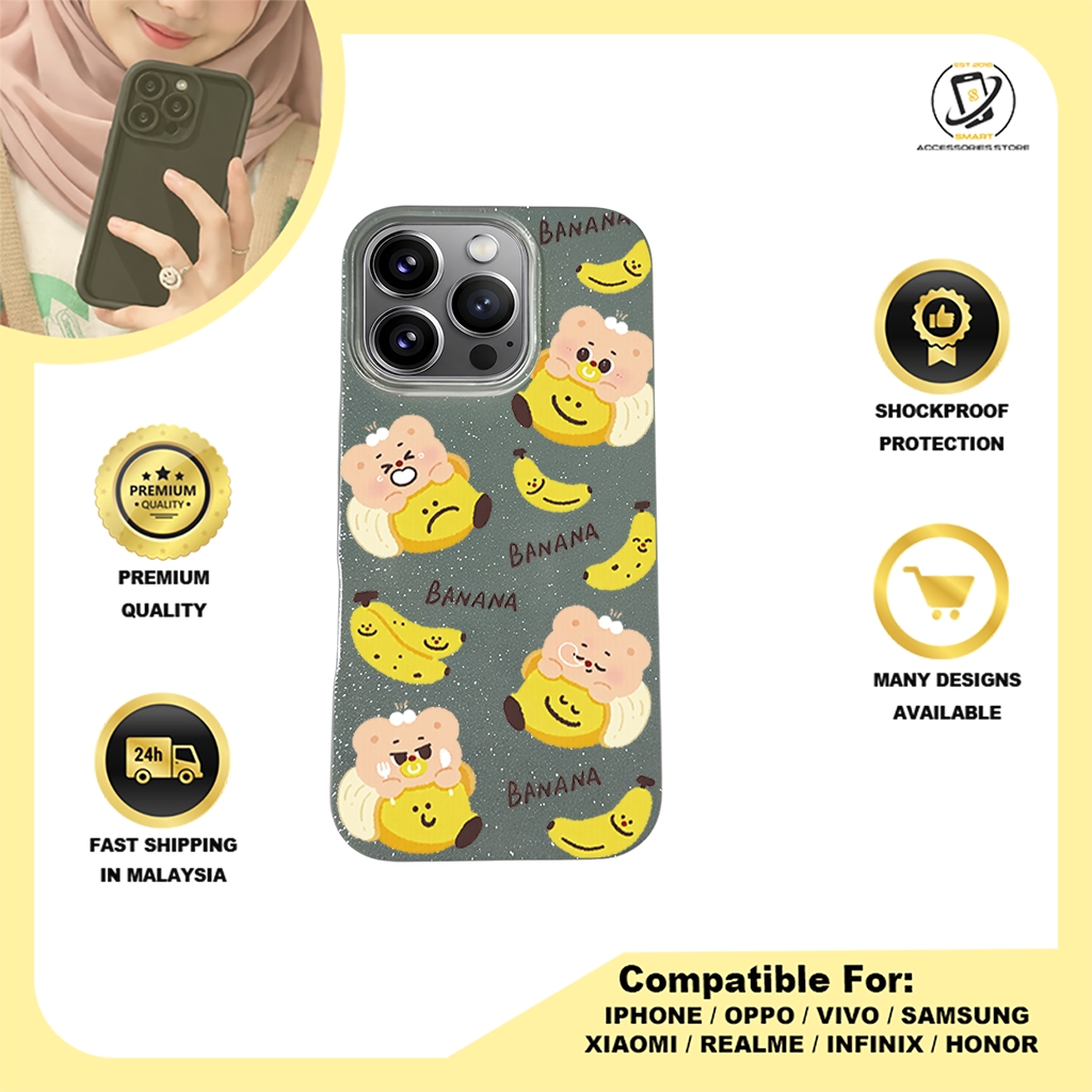 BLING CASE PHONE FOR IPHONE - DESIGN BANANA A