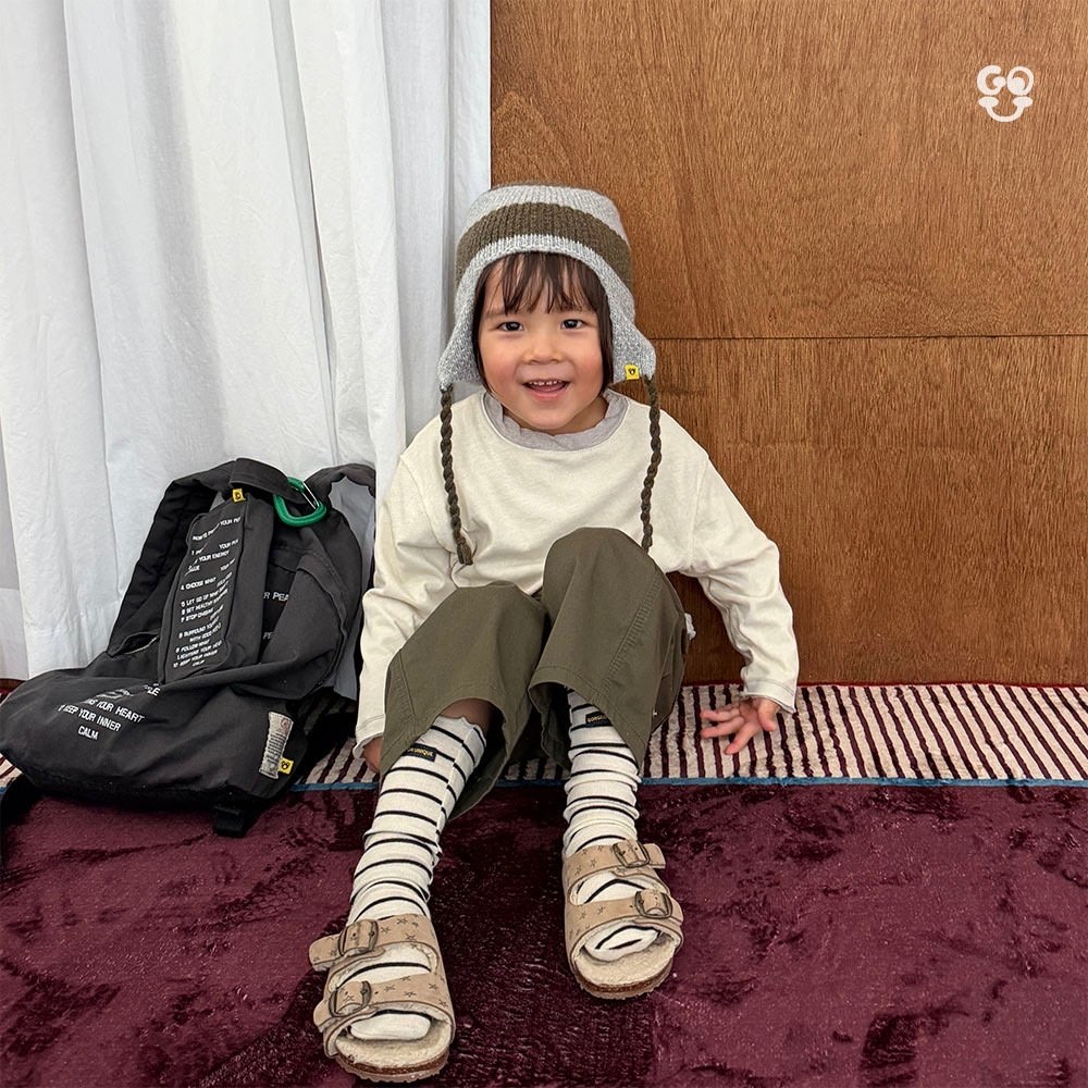 GOU | Snap-button Pants (with mom)