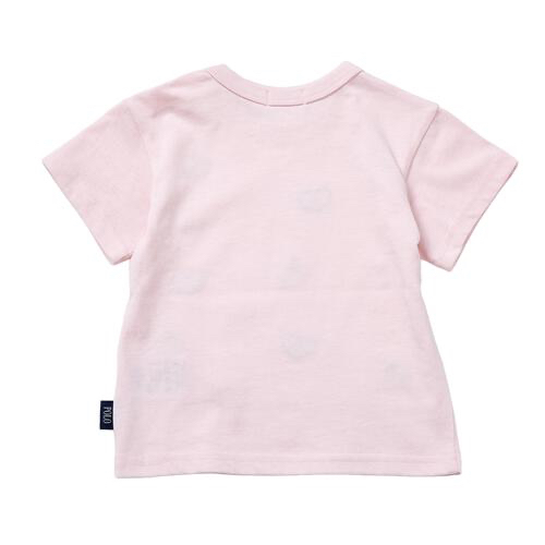 🇯🇵預訂 日本直送🇯🇵Polo Baby愛心標誌小兔刺繡絲帶粉紅色短袖T恤