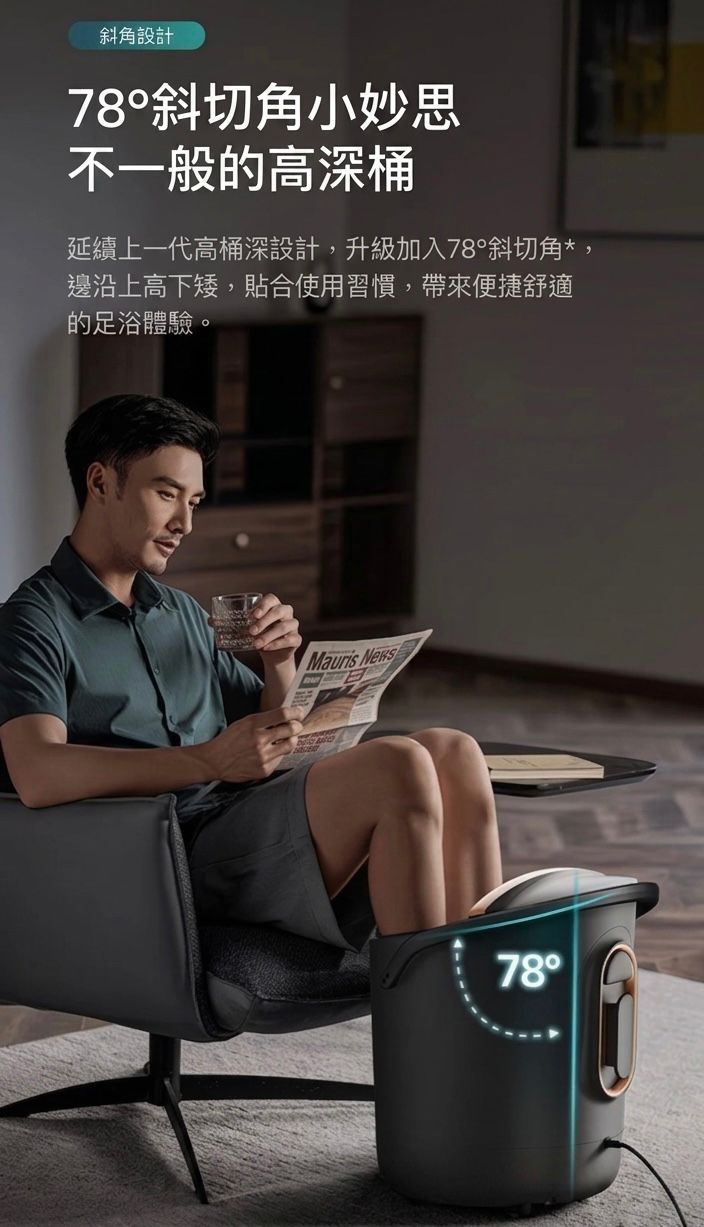 Philips 飛利浦 全自動加熱按摩足浴器 PPM5304F 香港三腳插頭 (預購產品)