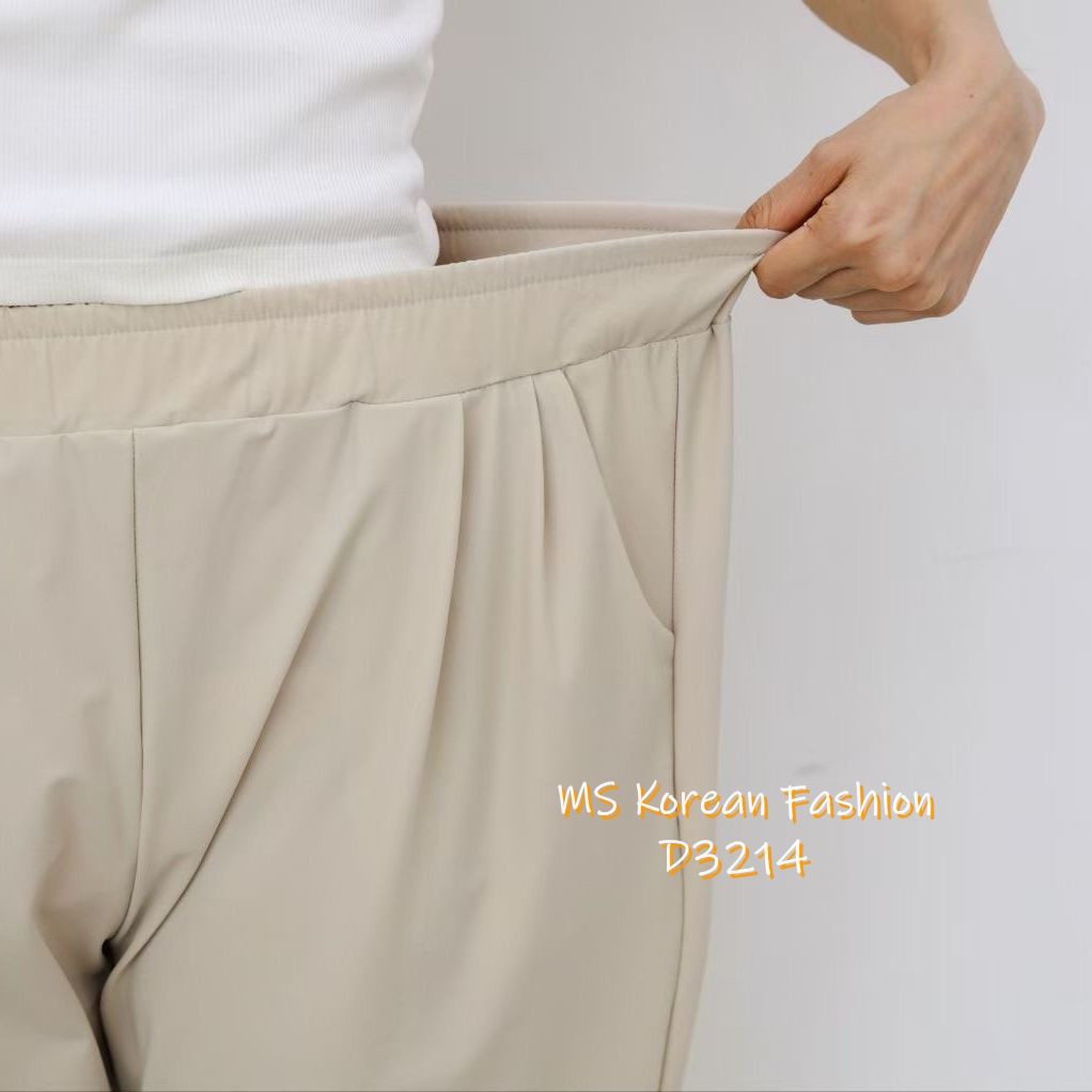 D3214 韓國🇰🇷冰涼料休閒褲