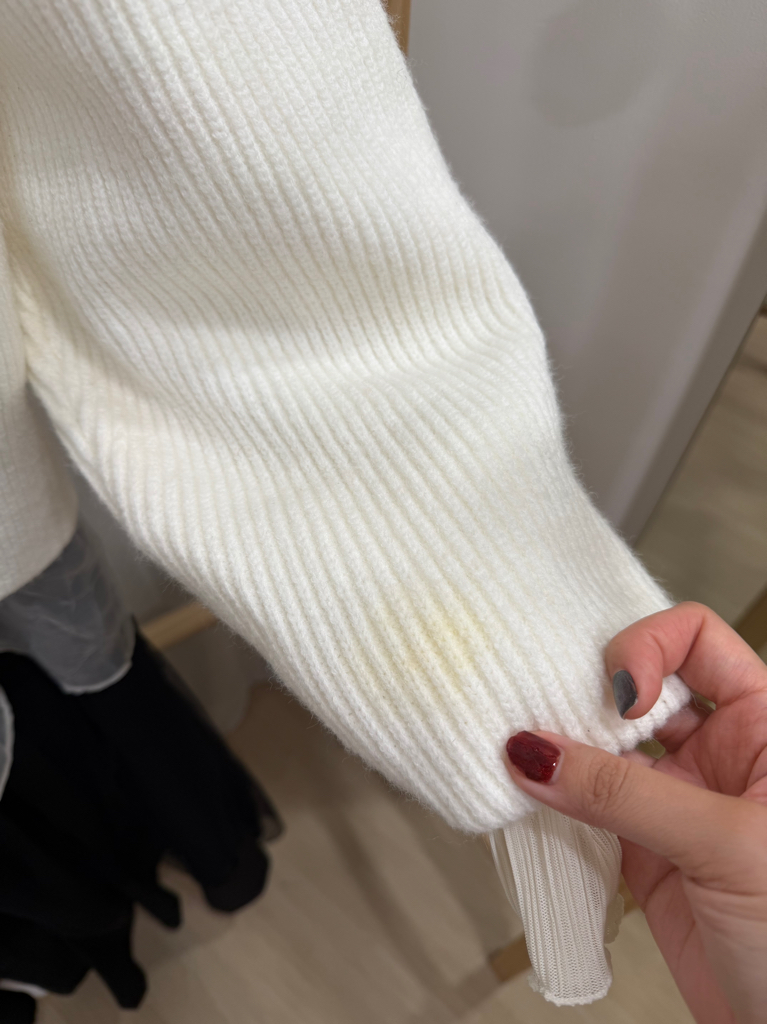 大反領！造型感！雙拉鏈針織外套 RP0001