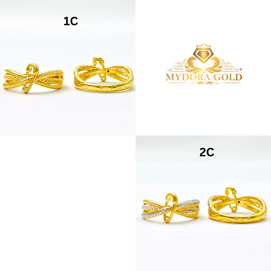 MYDORA Cincin Silang Safety Pin (5G) l EMAS 916/22K