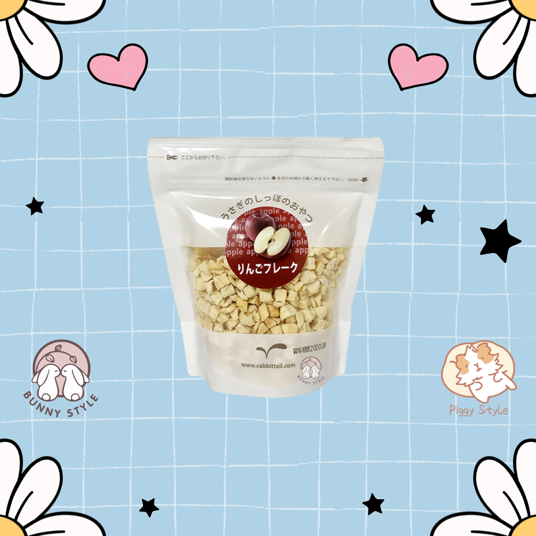 日本 RabbitTail 風乾蘋果粒 60g
