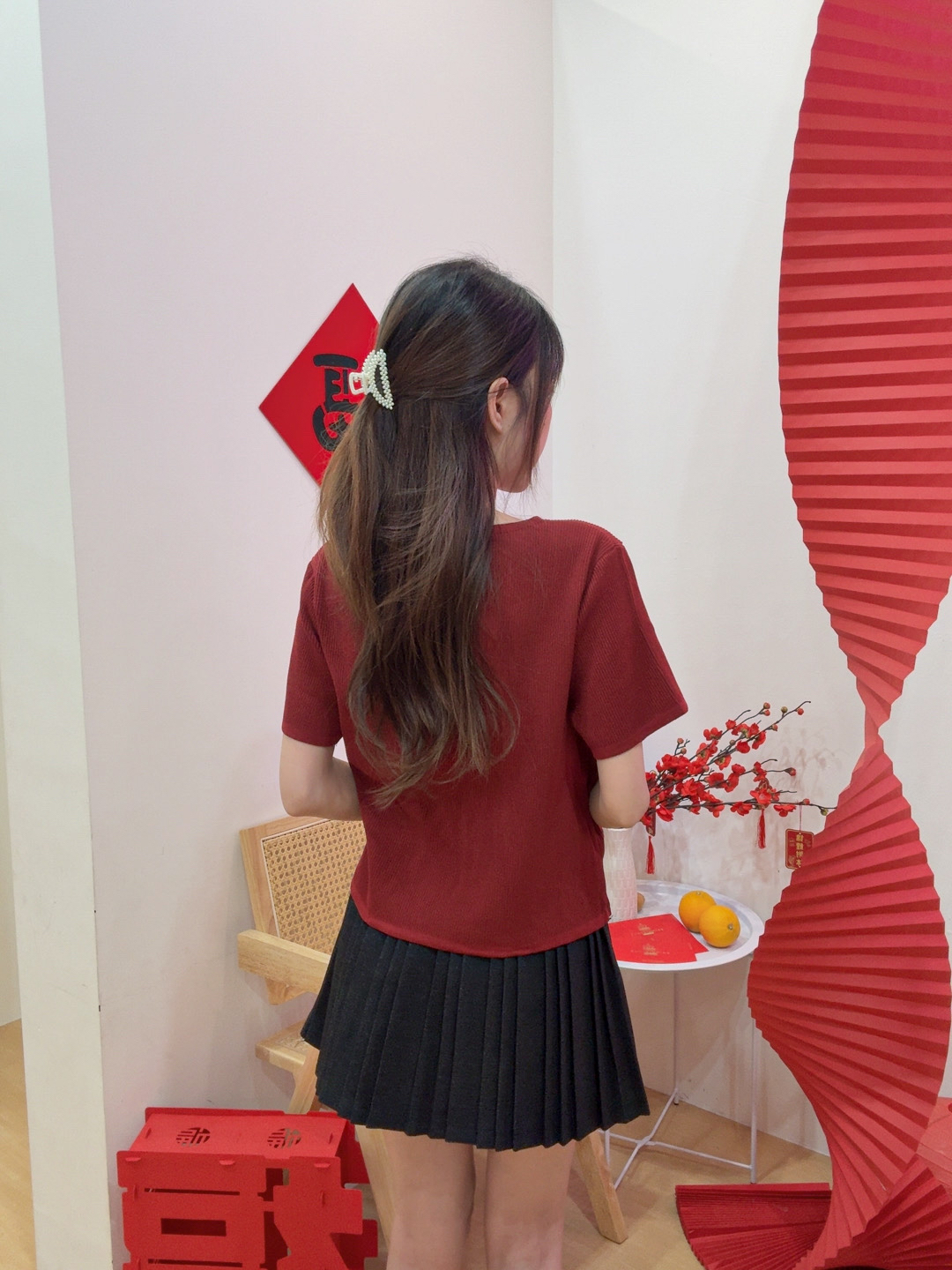 气质双排扣针织上衣 R2961