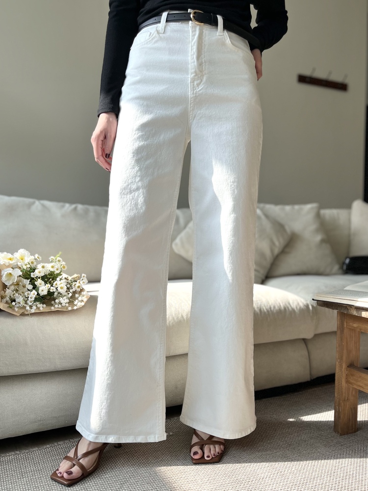 White Flared Jeans