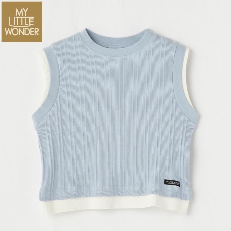 🇯🇵限量預訂 日本直送🇯🇵MY LITTLE WONDER 兩色標籤羅紋針織布背心