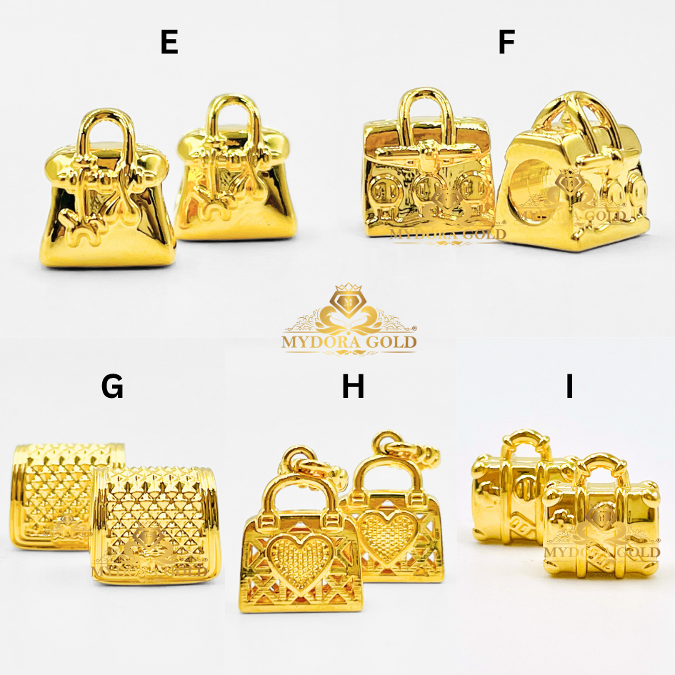 MYDORA Charm Bead LuxeBagg Elegance Collection (5G) l EMAS 916/22K