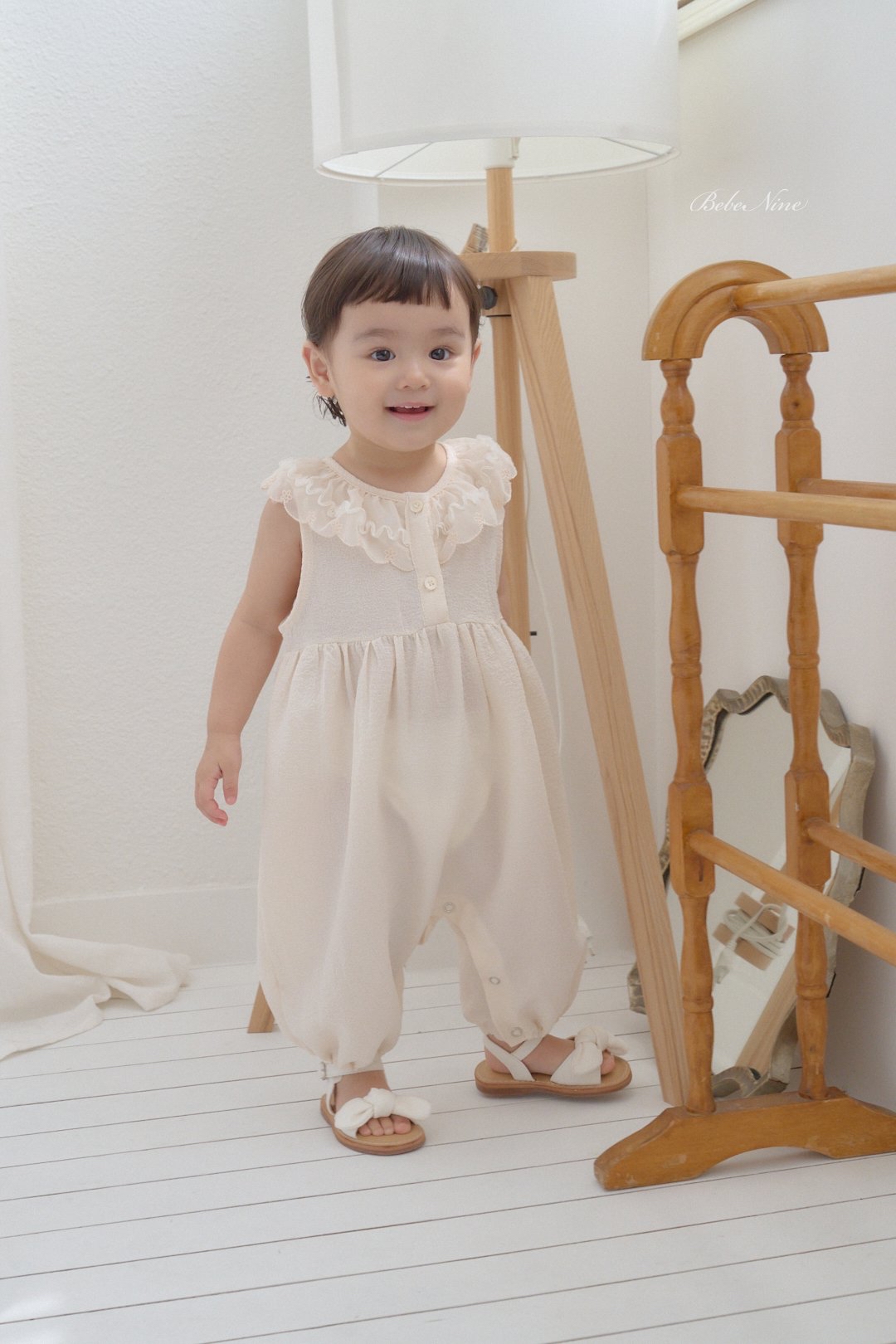 ☀️預訂 韓國直送☀️🇰🇷Bebenine兩色蕾絲花邊背心連身服