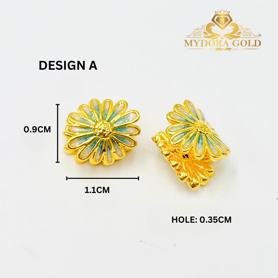 MYDORA Bead Jade Flower Enamel (5G) l EMAS 916/22K
