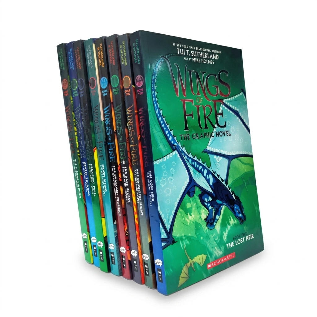Wings of Fire The Graphic Novel Books Collection Set  8 books  | 火翼飛龍漫畫版8冊 | 超高質 S93
