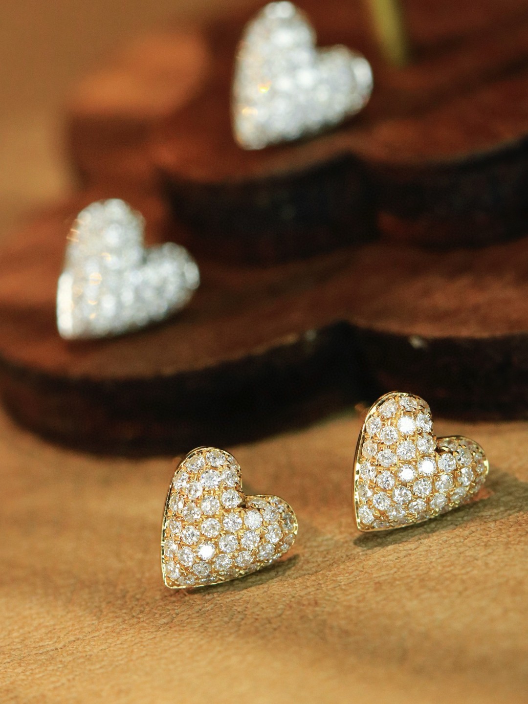 18K Diamond Earrings 