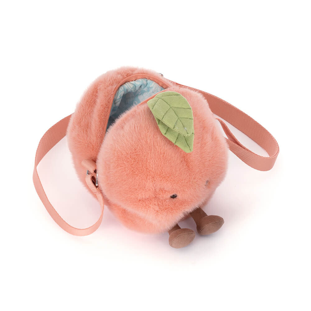 JELLYCAT Amuseables Peach Shoulder Bag 趣味雙葉桃斜咩袋