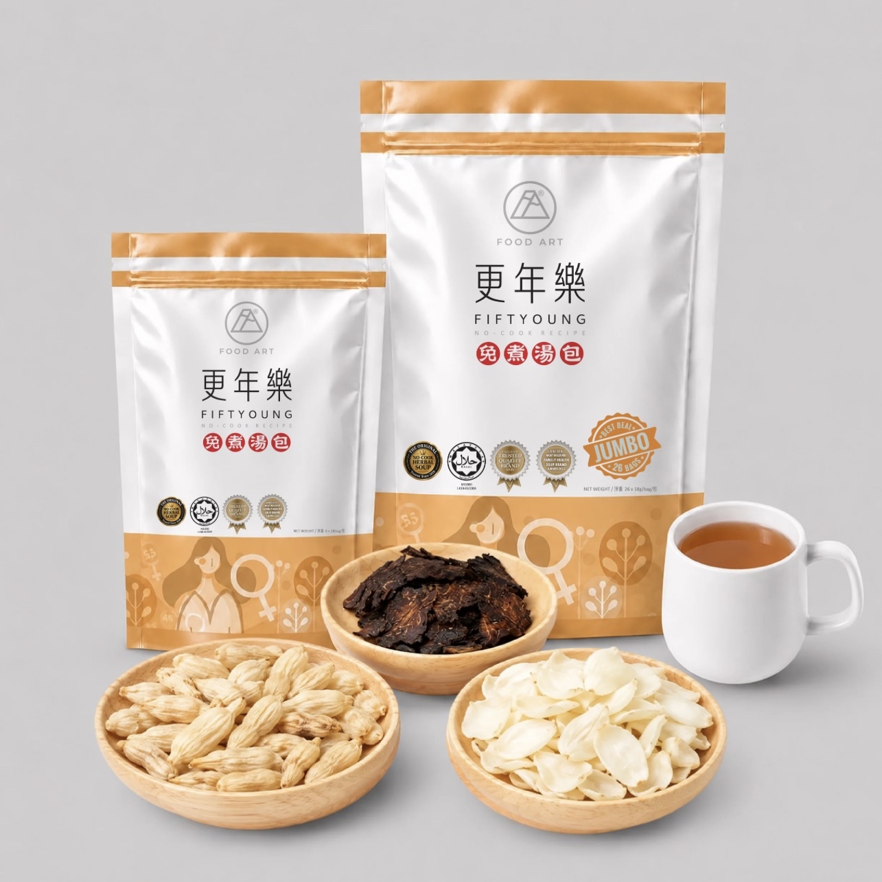 食之藝 更年樂 【Food Art FIFTYOUNG】 - 平衡陰陽，更年無憂