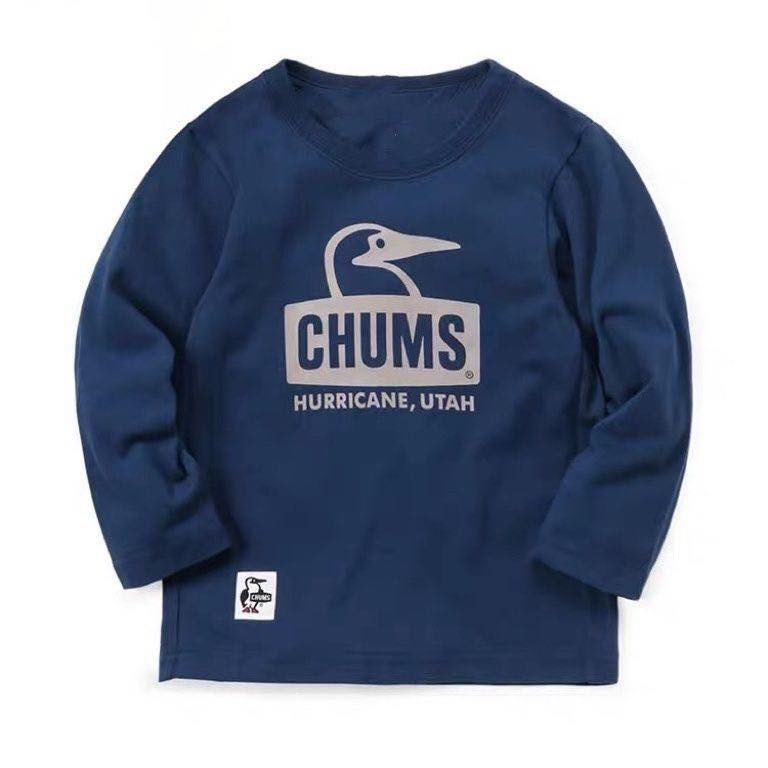 日系款大小童長袖Tee