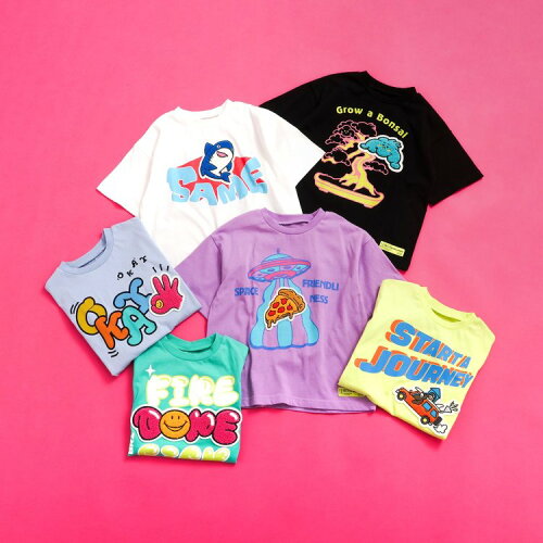 🆕【⭐訂購⭐】🇯🇵日本直送🌀可愛 Q版 Sagara刺繡圖案 短袖Tee［6款選］🌀 [ELDA-0262][260529]