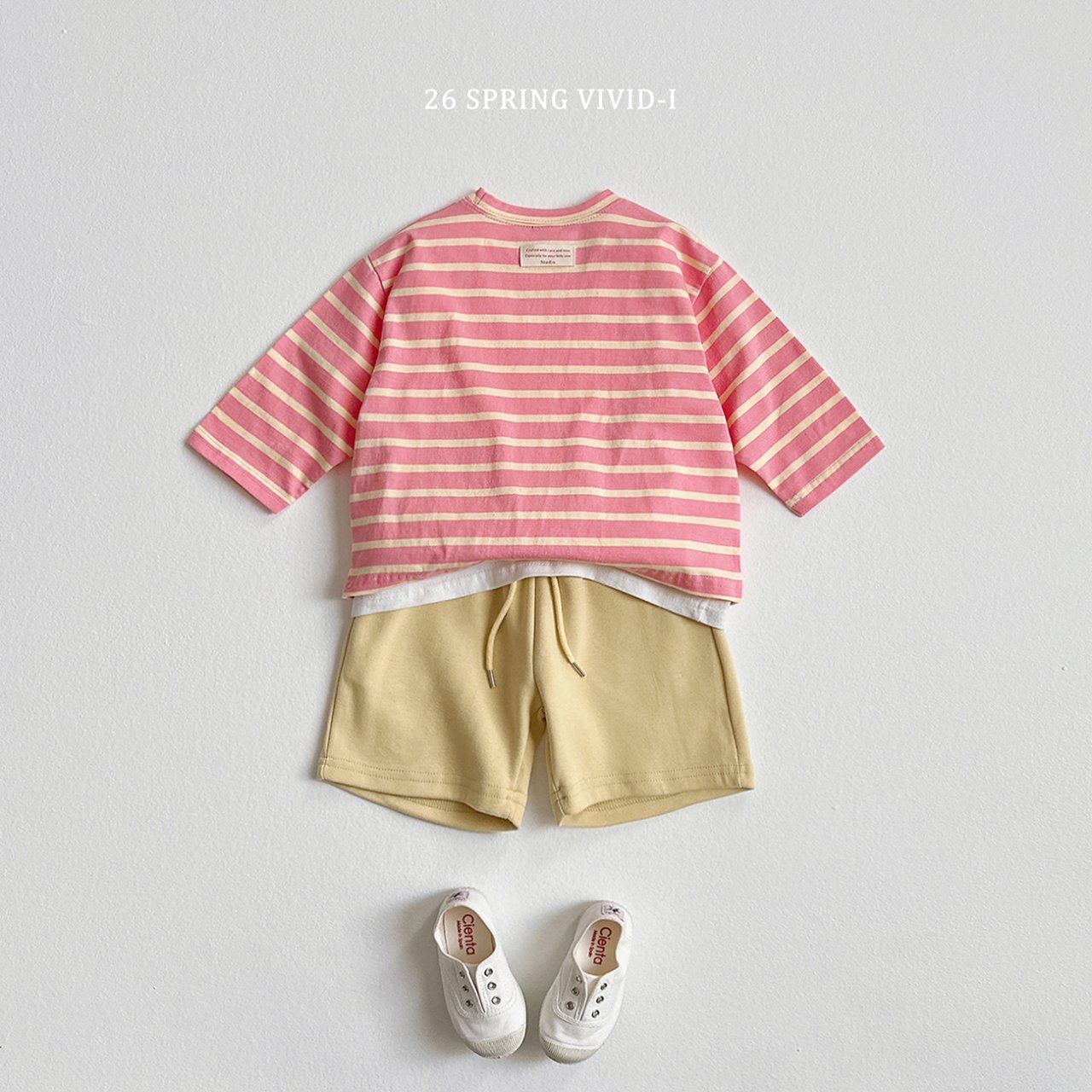 🌸預訂 韓國直送🌸🇰🇷VIVIDI六色清新條紋寬鬆長袖上衣