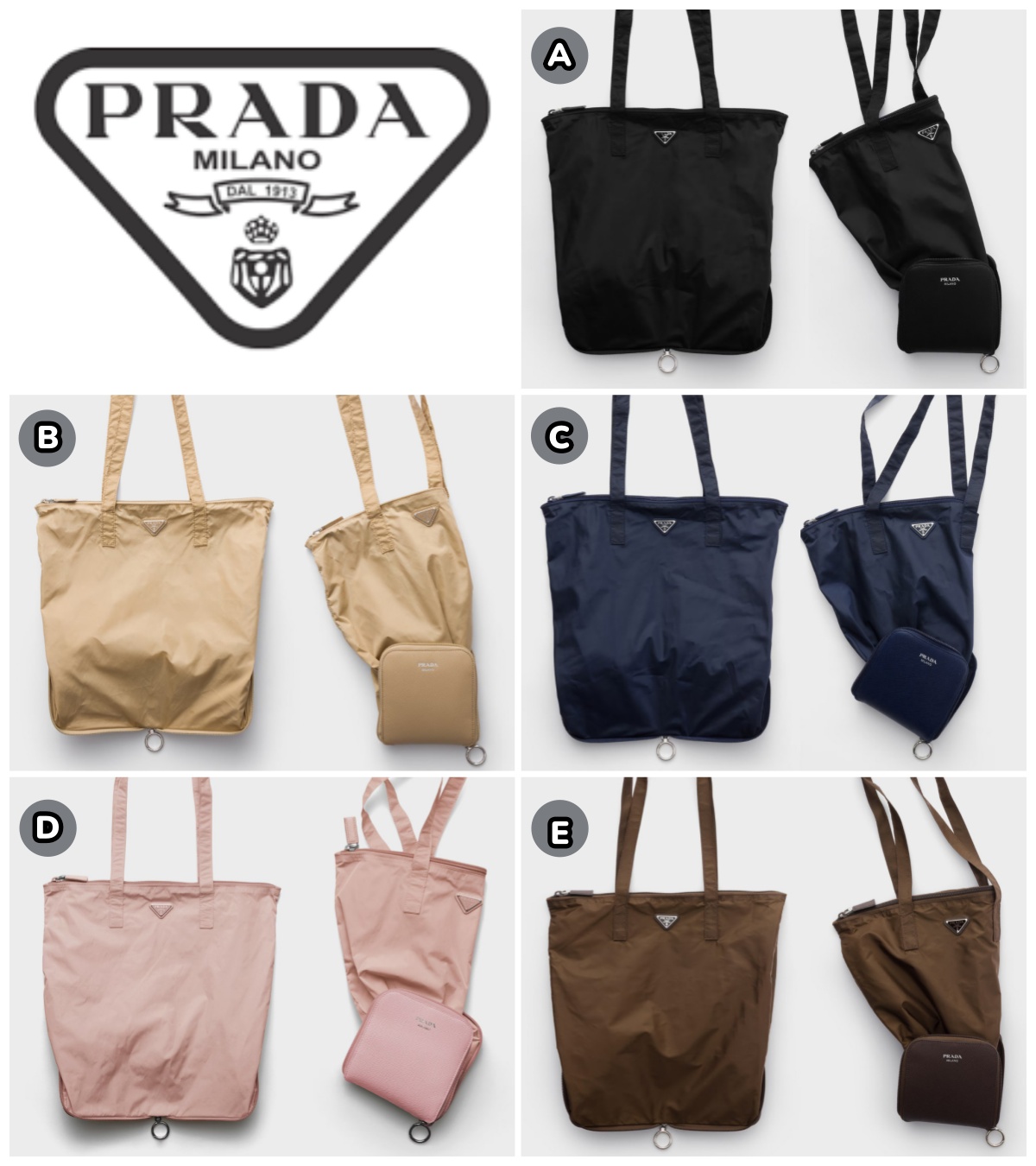 💯PRADA VIP Gift Re-Nylon Tote Bag 可摺疊贈品托特包