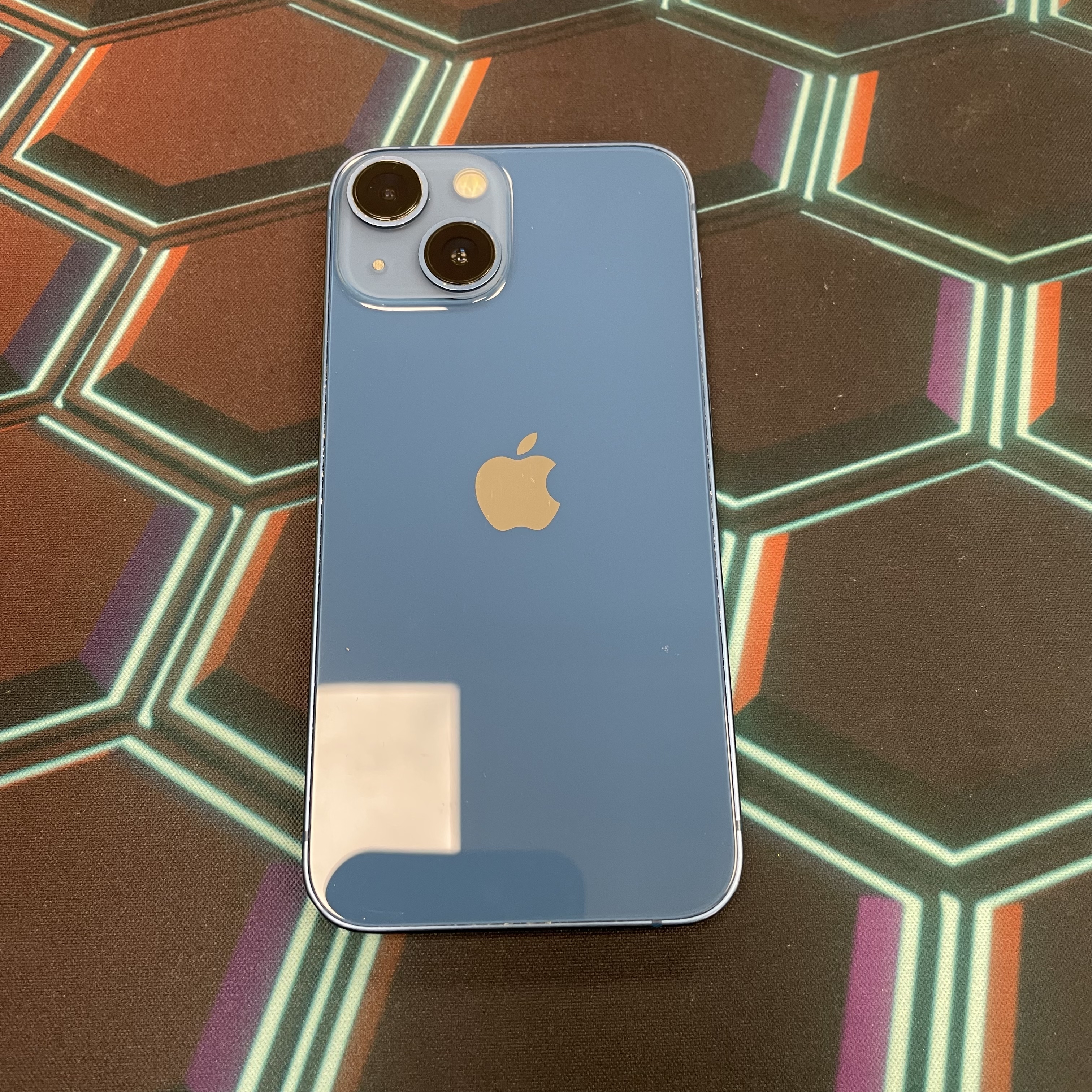 *6996 13 mini 靚機 128GB 電76 藍色 blue