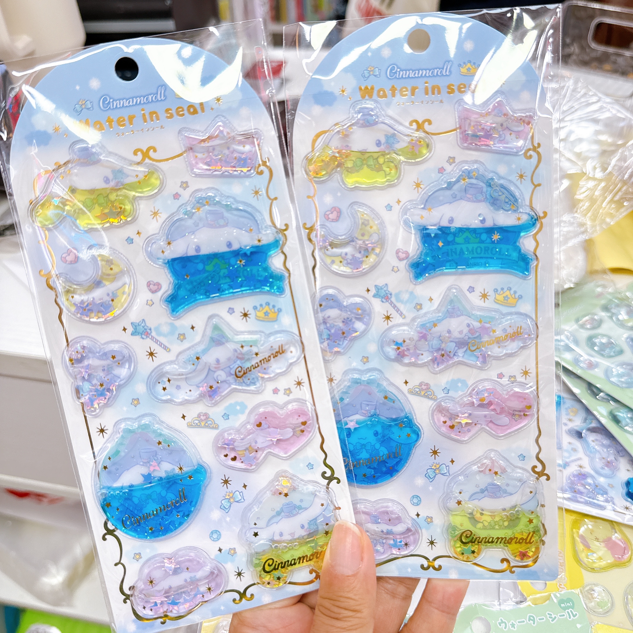 日本直送玉桂狗浮水貼紙