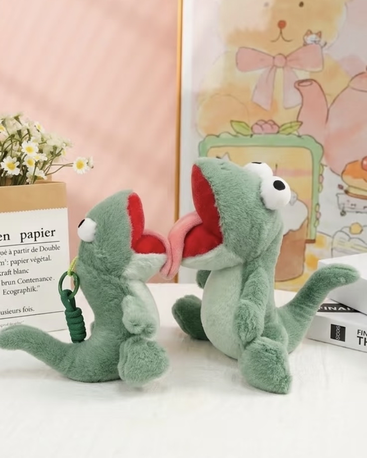 貪吃磁鐵小蜥蜴公仔掛件