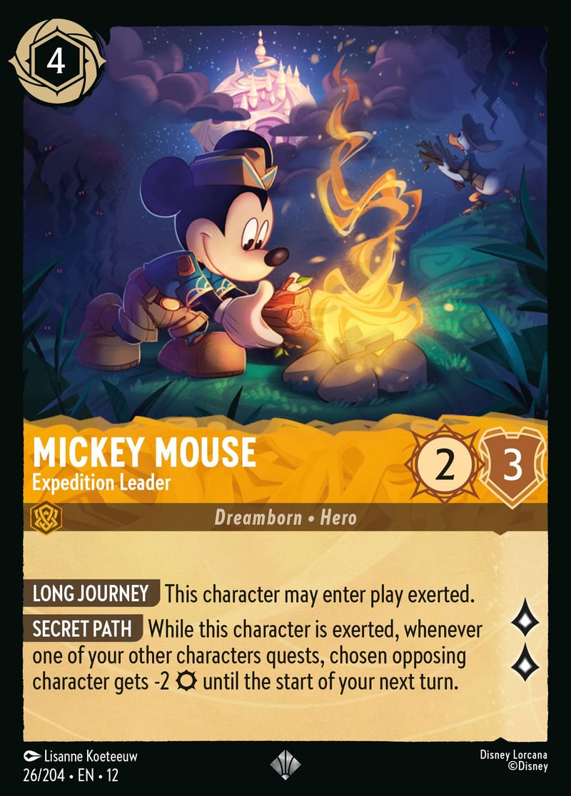 Mickey Mouse – Expedition Leader | Set12-26 | Non-foil