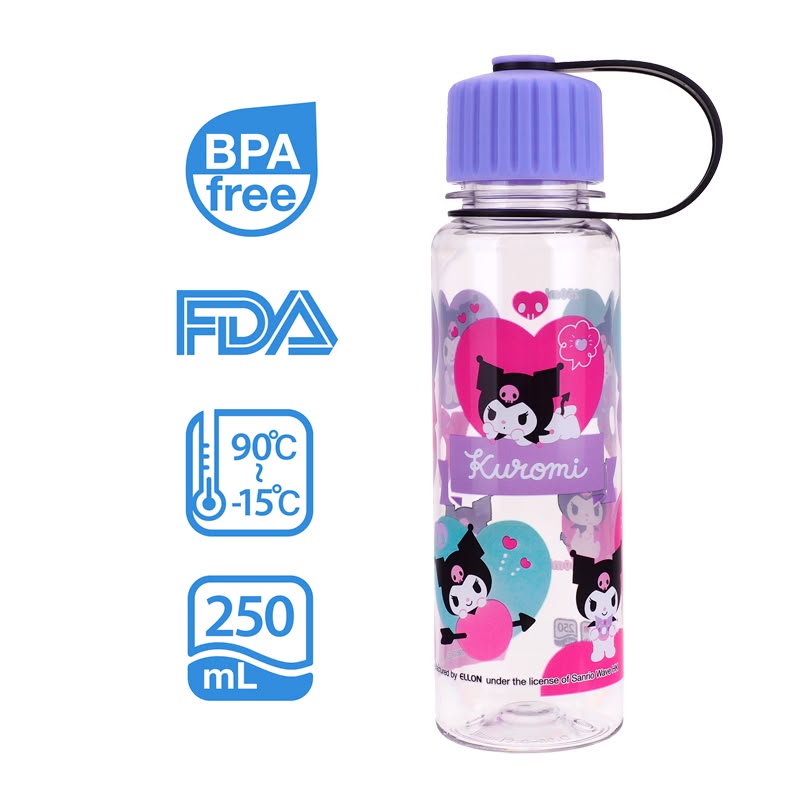 Kuromi 250ml BPA Free Water Bottle 膠水樽