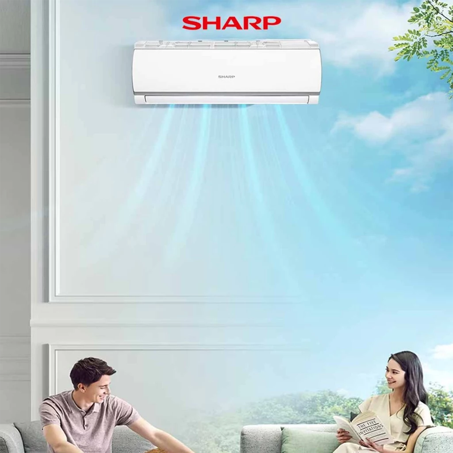 Sharp 1.5HP R32 Standard Air Conditioner (AHA12WCD2)