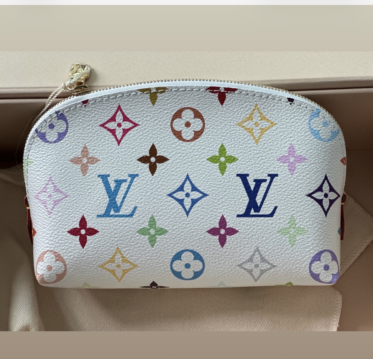 Louis Vuitton  村上隆限量版 Monogram Multicolore 化妝包
