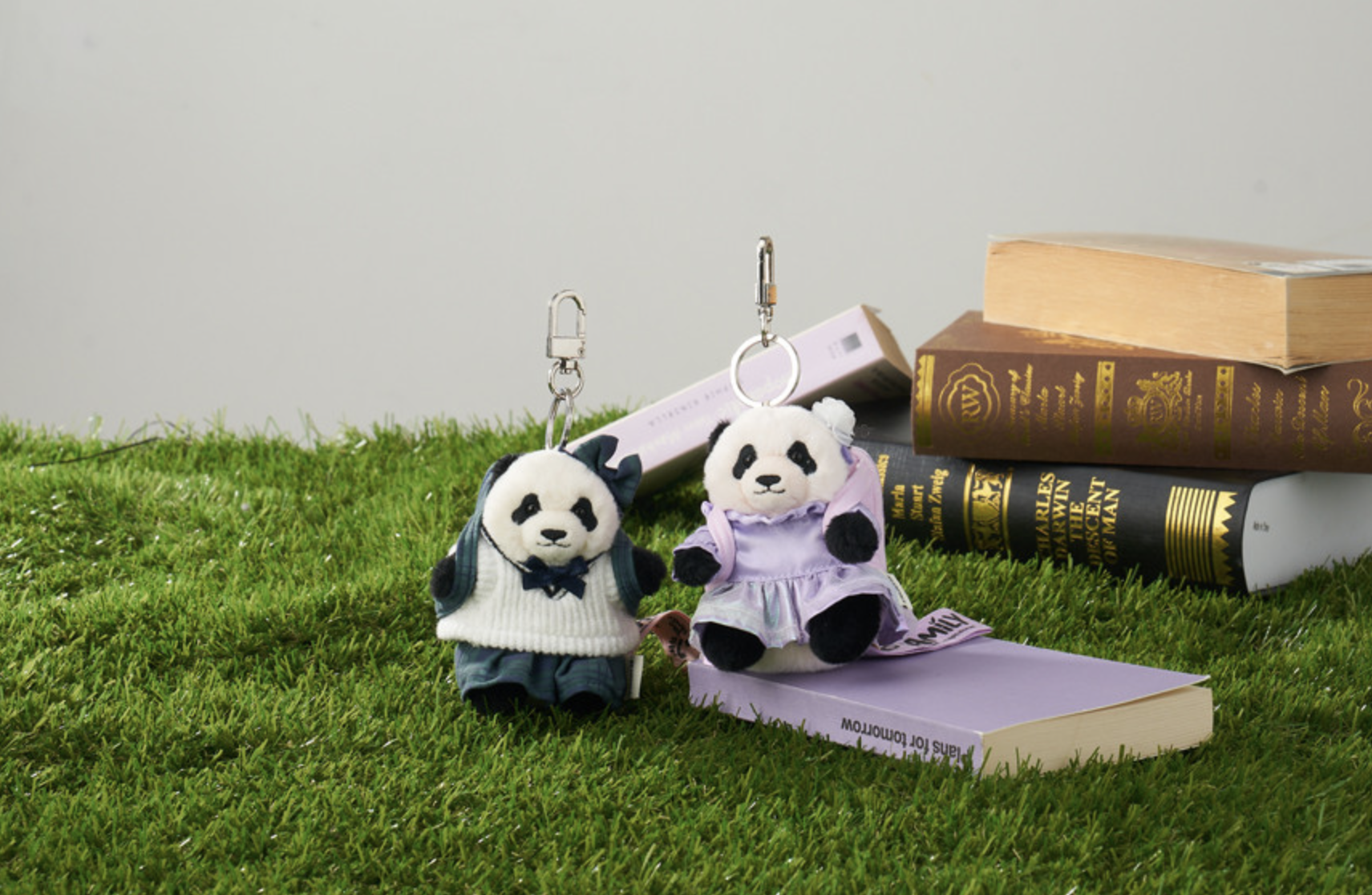 📦訂購 韓國代購 愛寶樂園 Everland Bao Family 寶家族 睿寶輝寶 Ruibao & Huibao 新學期校園 公仔鎖匙扣