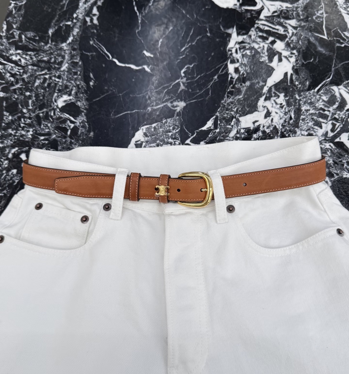 限時優惠✨新款🆕訂貨📮Celine 2.5cm Vivienne belt   小logo 更低調 Size 80/85/90