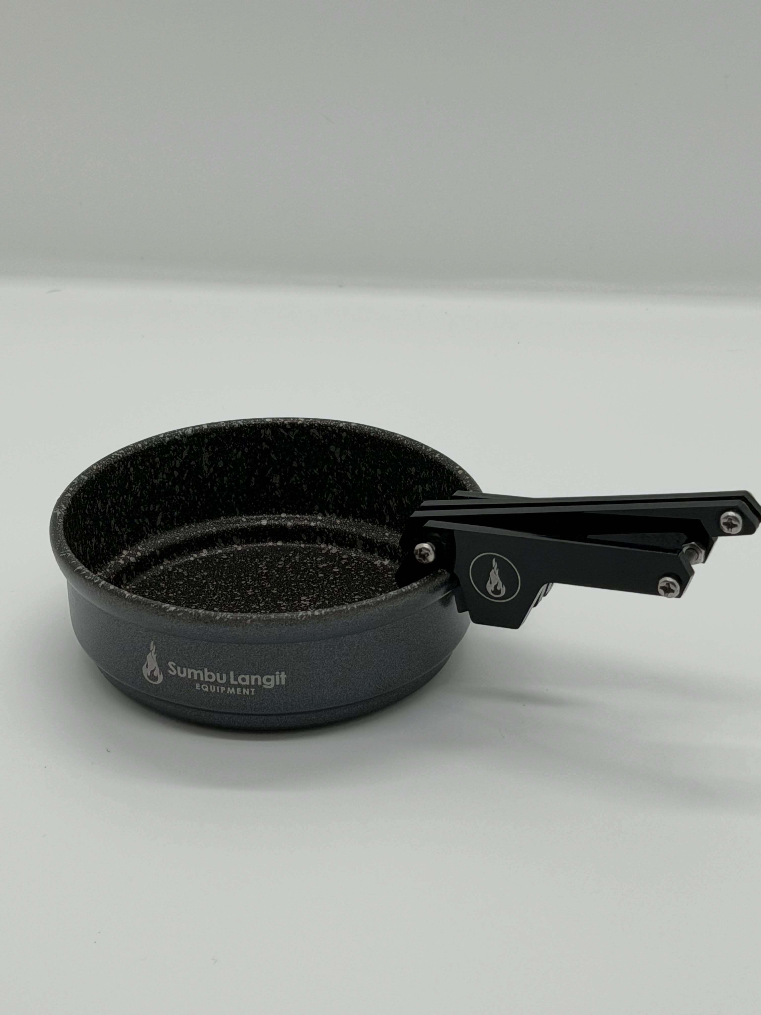 印尼品牌SUMBU LANGIT FRY PAN NON STICK 陶瓷大理石塗層 小煎鍋 煎Pan  (已附品牌亞加力膠小夾子）