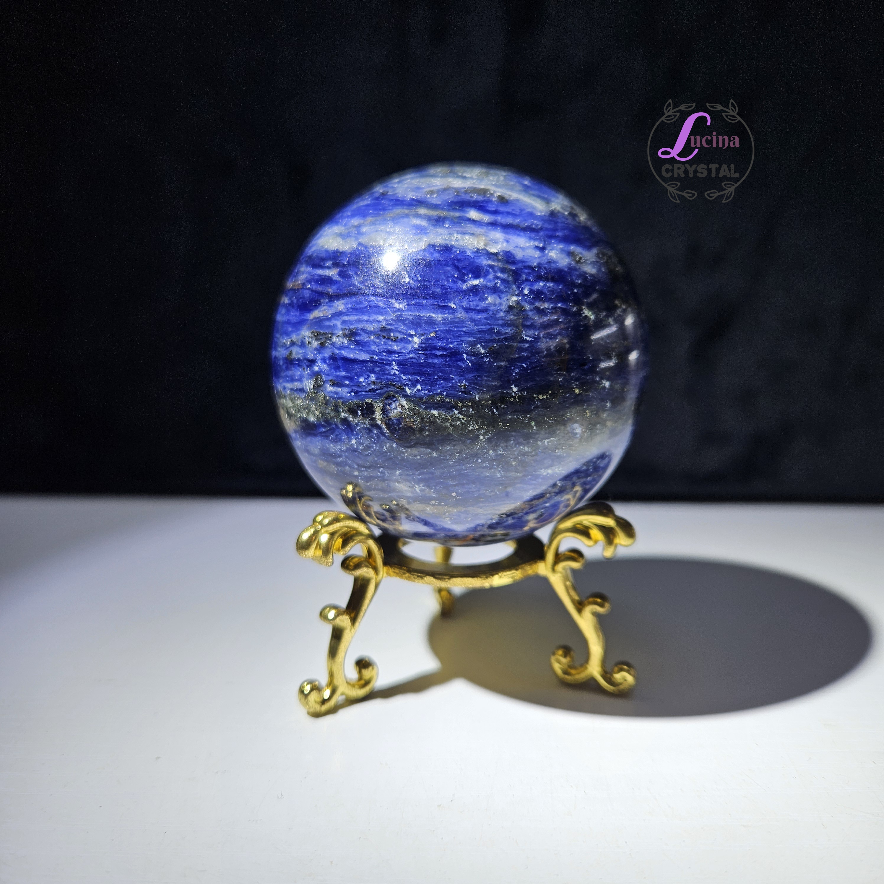 (Co#J329) 藍紋石球/Sodalite Sphere