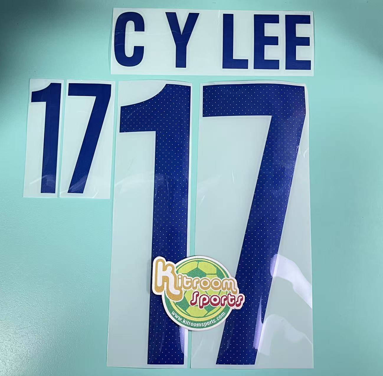2014 Korea Away Nameset #17 C Y LEE