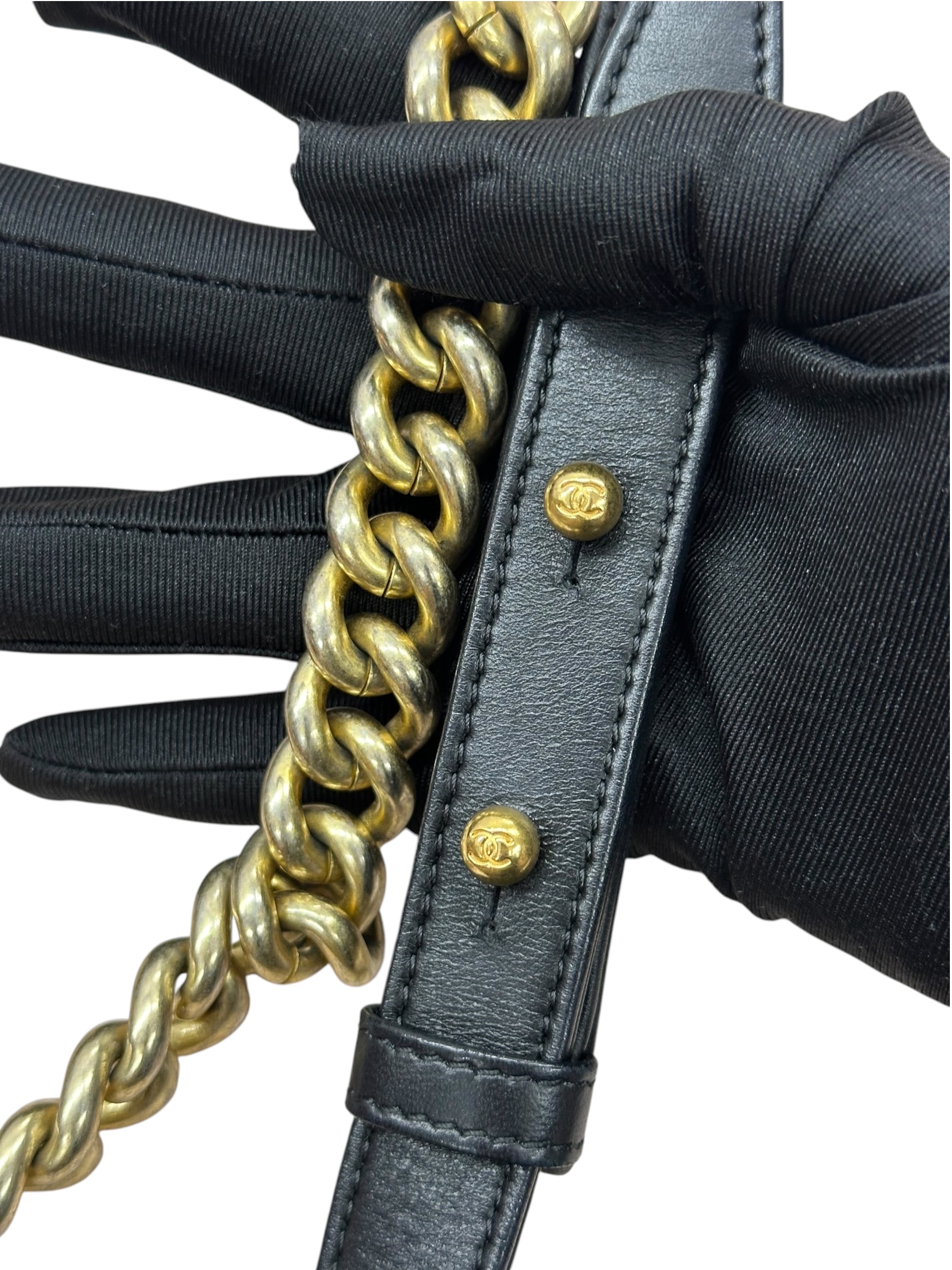 Pre-owned Chanel Boy 25 Flap Bag Lambskin / Product Code:082106