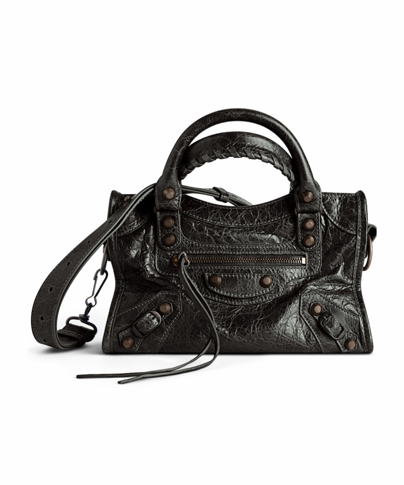 Balenciaga 女士 Le City 迷你拉鍊單肩包均碼碼MINI、23.8cm*6.3cm*16cm