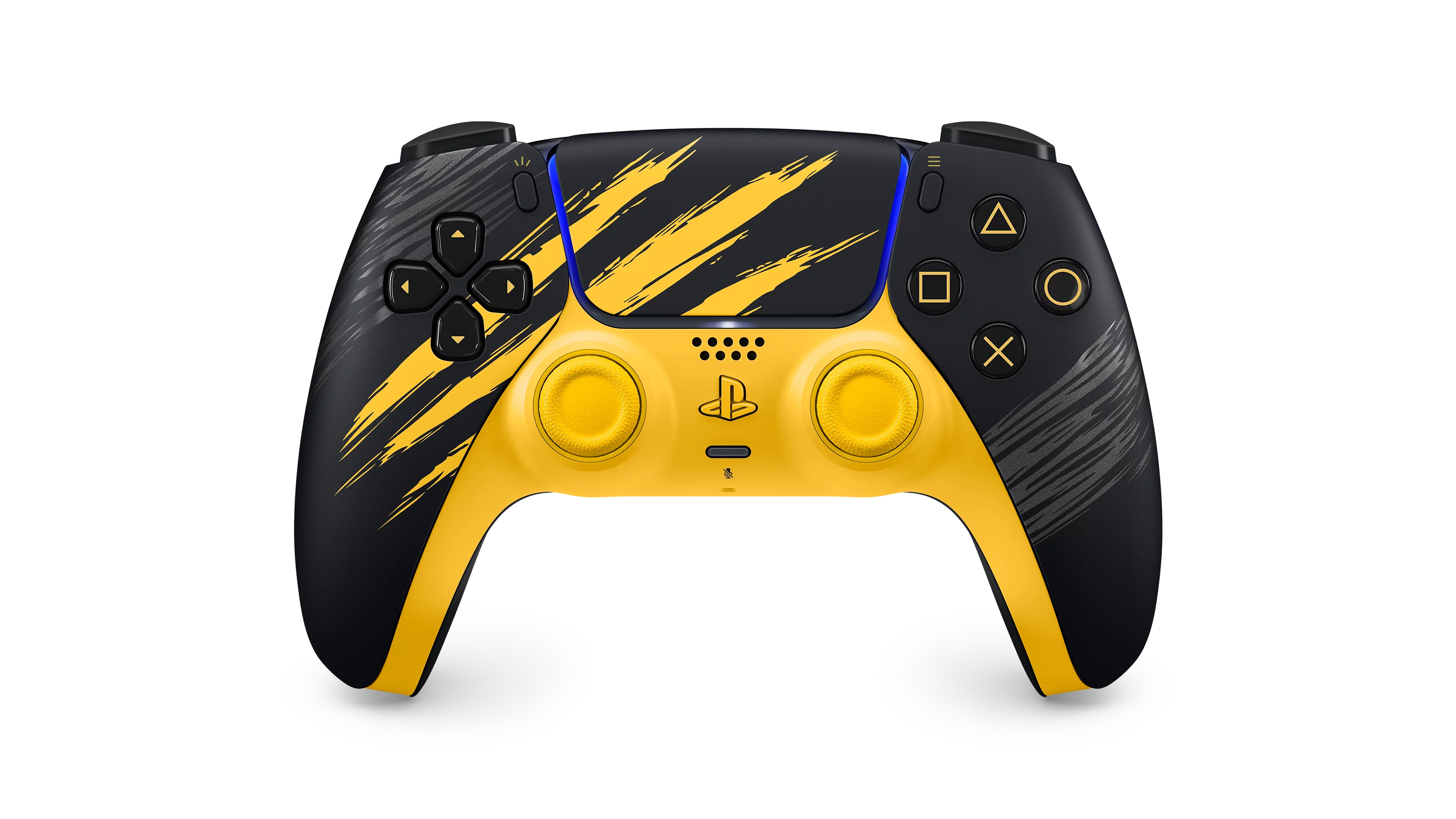 PlayStation DualSense 無線控制器 -《漫威狼人》戰鬥黃色限量版