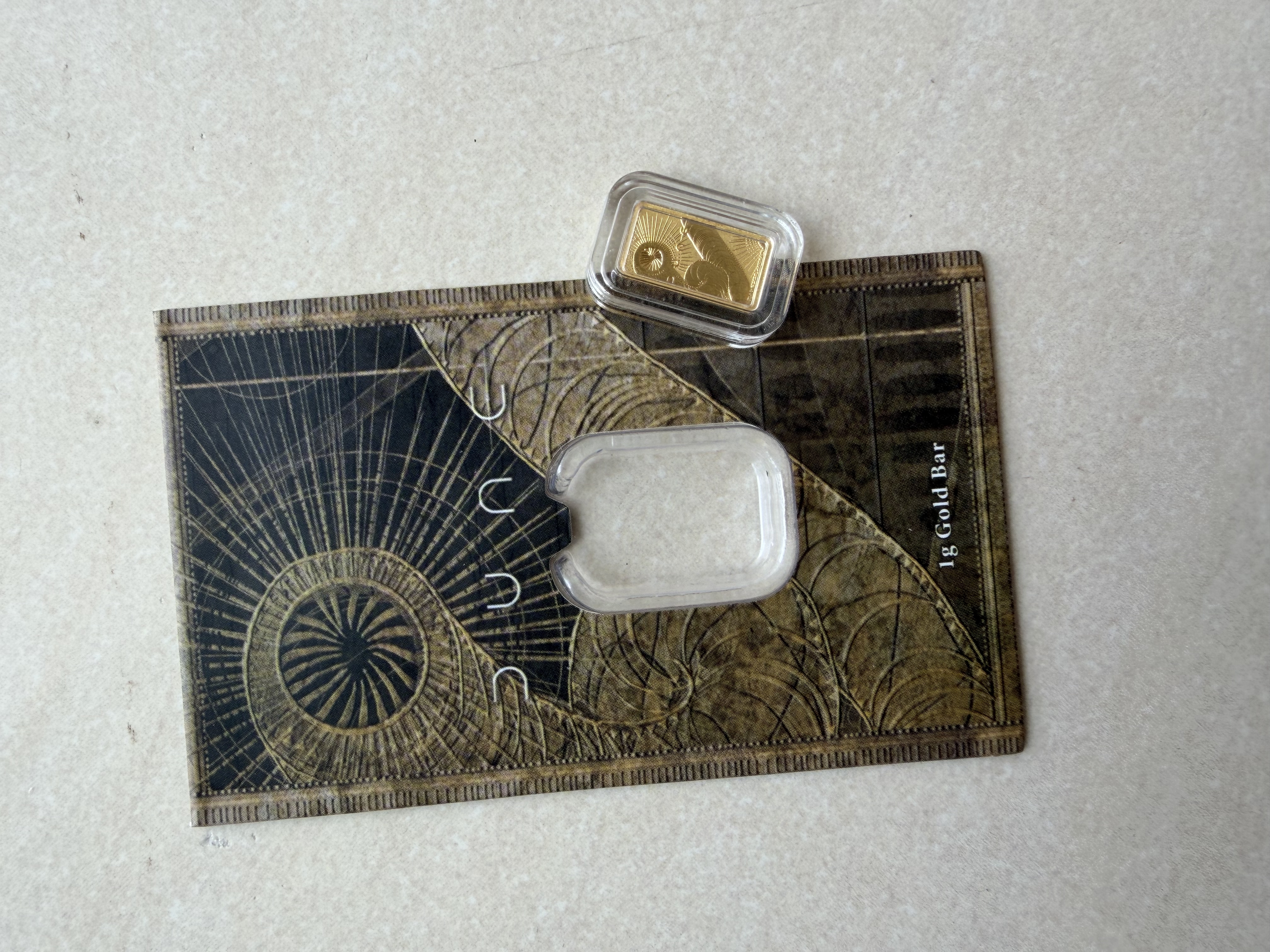 PERTH MINT Dune 1g 🇦🇺 Australia Limited Gold Bar Emas 999.9 with Sleeve 澳洲电影沙丘沙虫限量金条