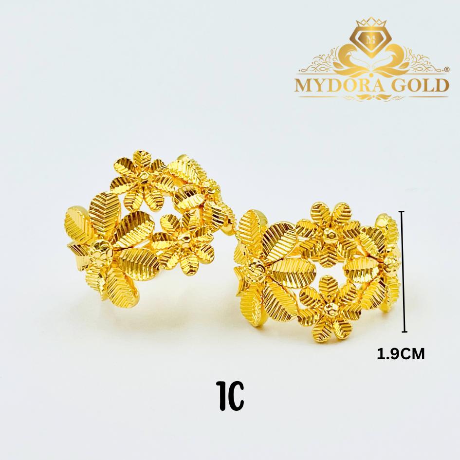 MYDORA Cincin Luxe Blooms (5G) l EMAS 916/22K