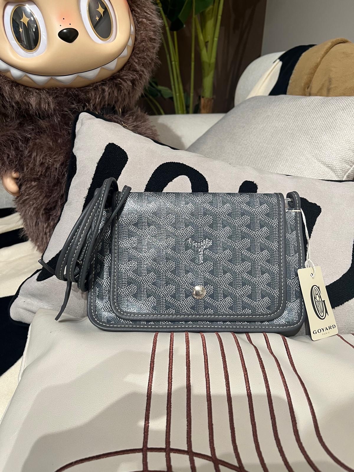 全新 Goyard plumet crossbody bag Grey 100%Authentic ,全新未使用品 ✅tap✅dust bag