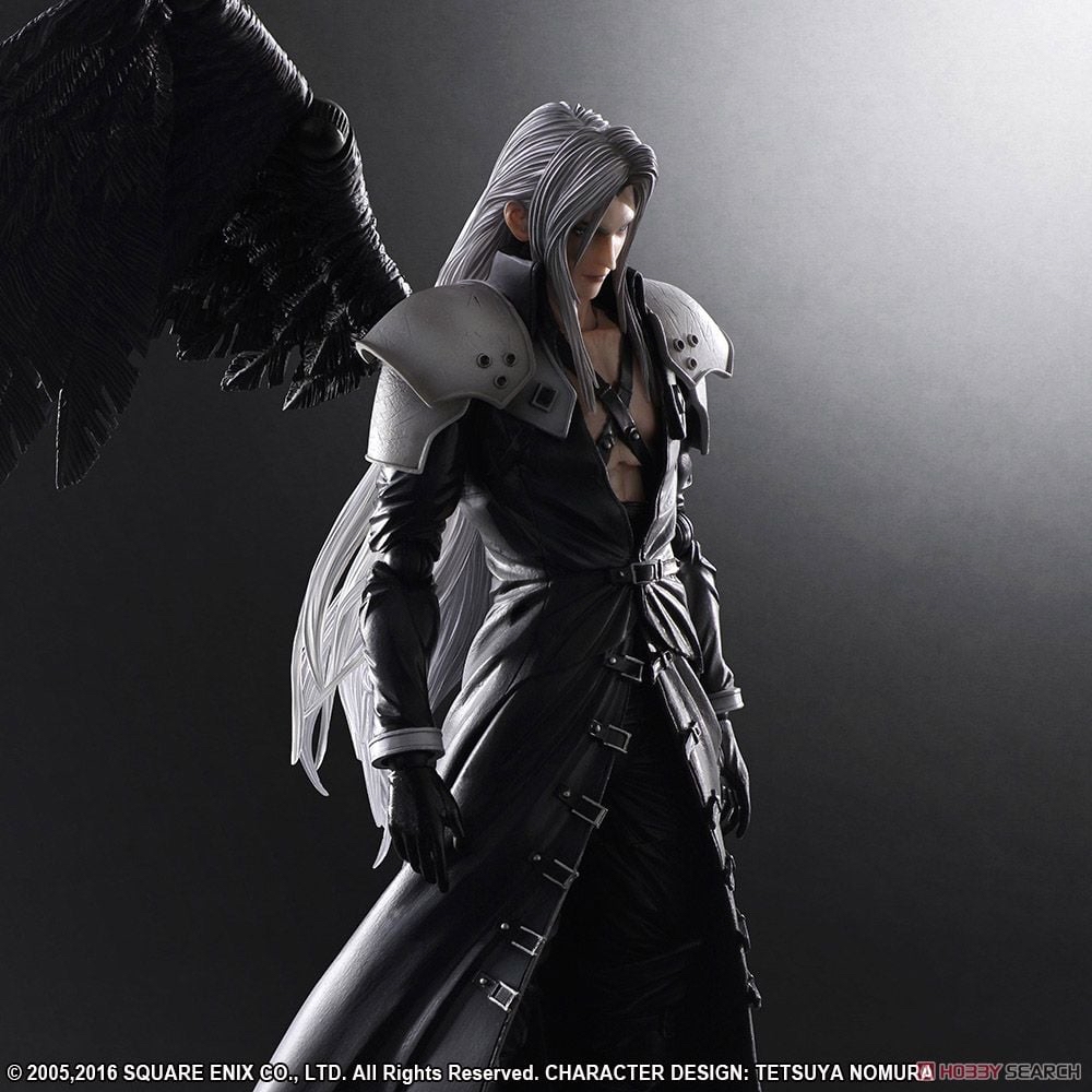 日版 《初版》Play Arts 改 Kai FF7 Sephiroth No.8 可動 figure ff
