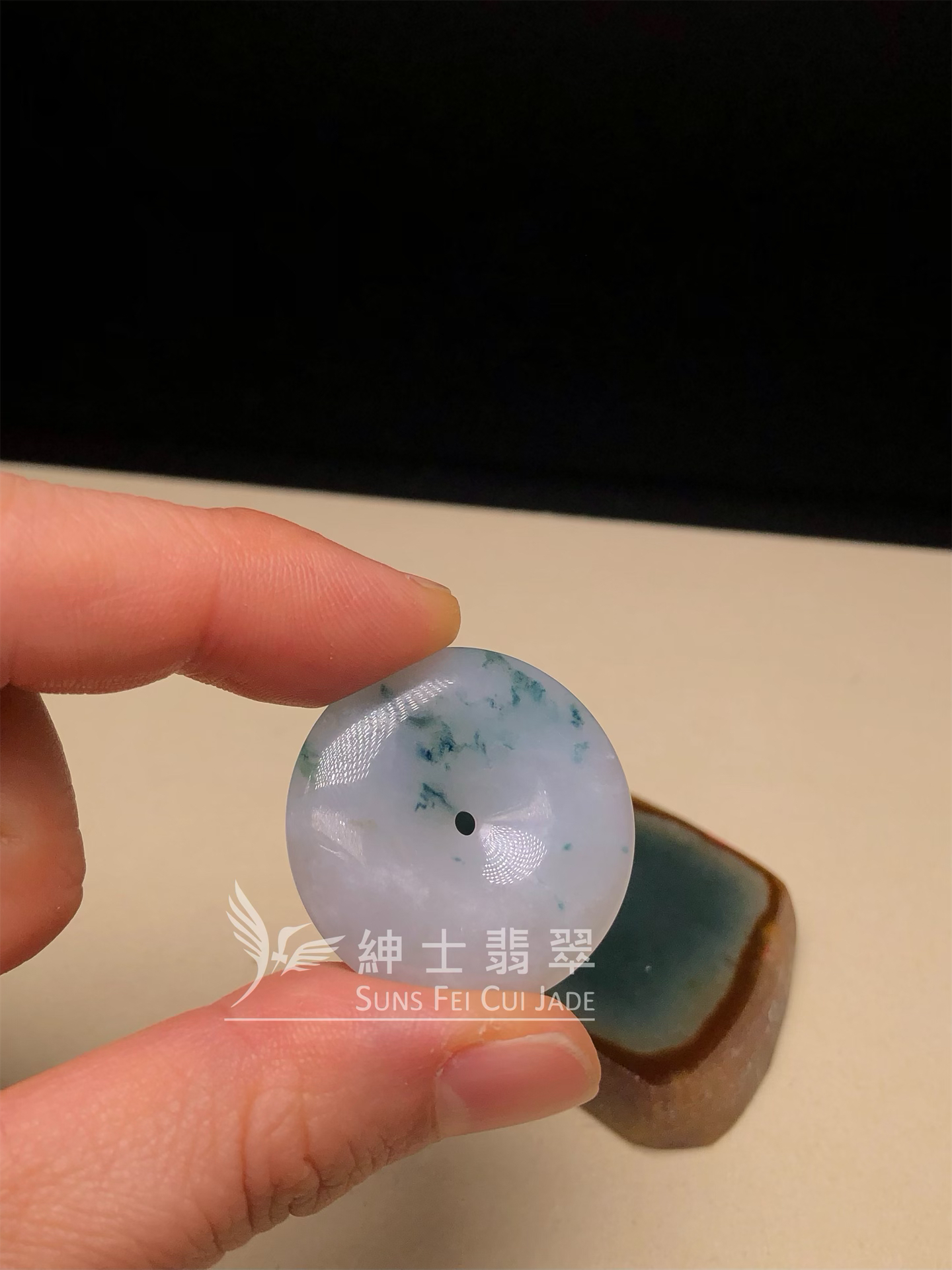 飄花平安扣  B08343